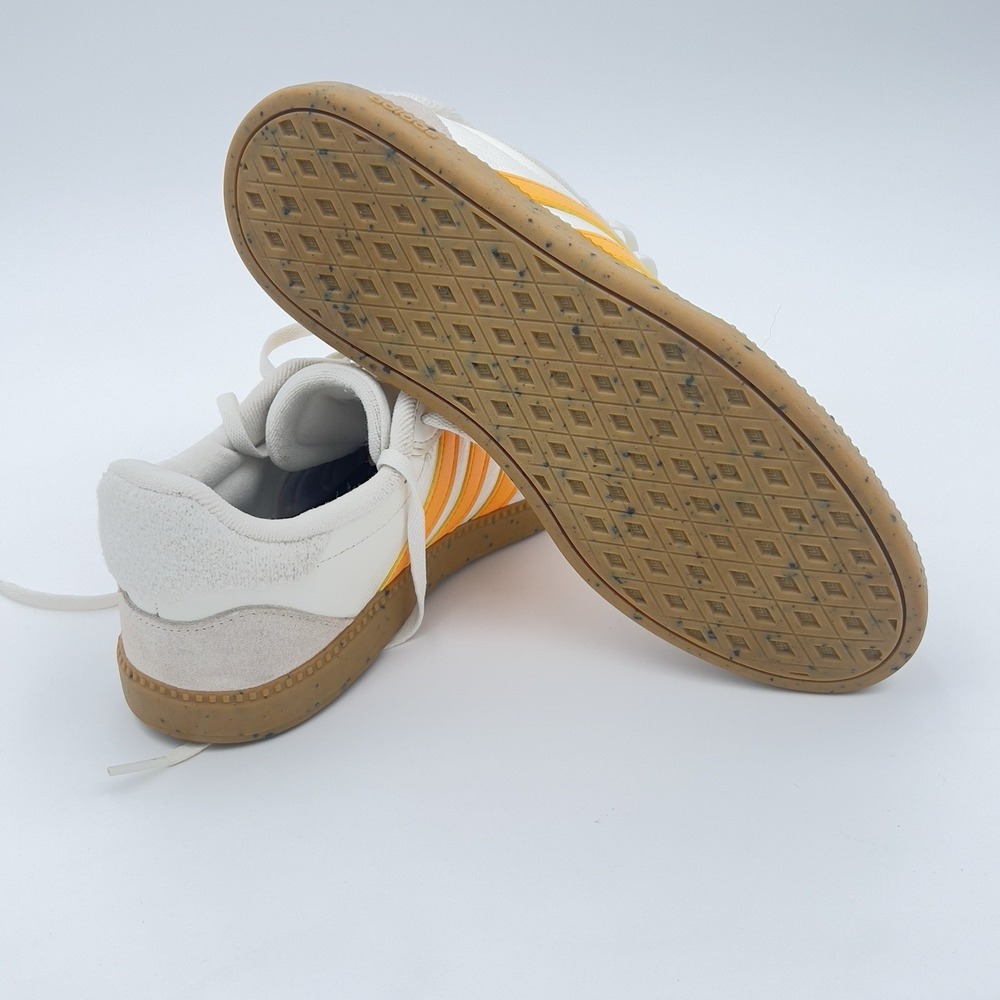 Adidas Breaknet Sleek Cream White Orange Gum Shoes IH7753 Women's Size 8 - Picture 12 of 14